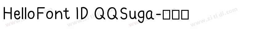 HelloFont ID QQSuga字体转换